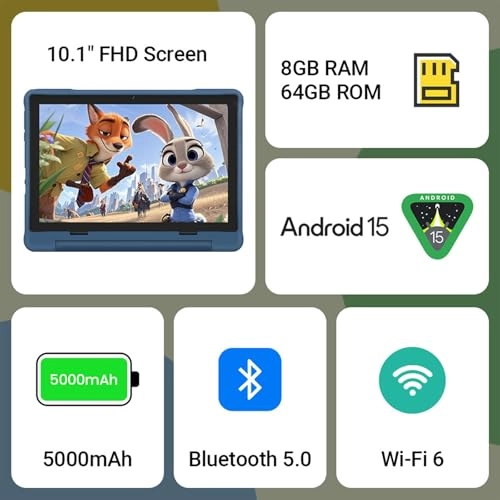 Kids Tablet - 8GB 10" 64GB
