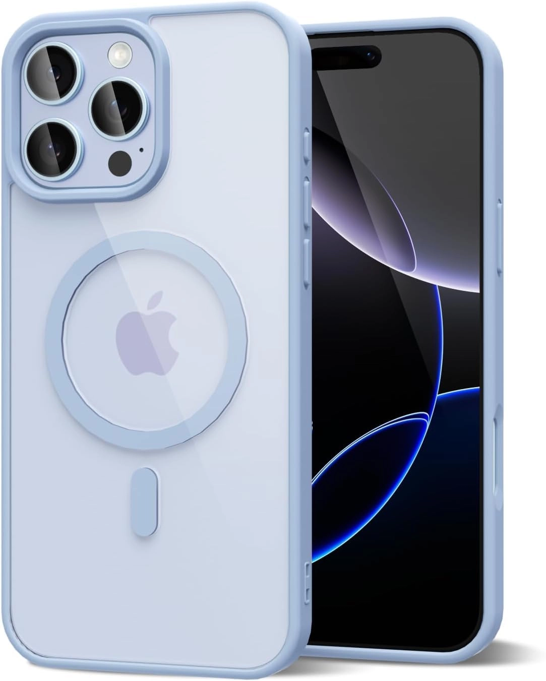 Case for iPhone 16 Pro Max Clear Back Phone Bumper Cover with MagSafe for iPhone 16 Pro Max