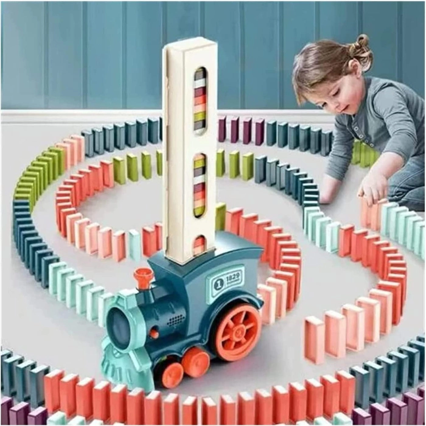 woobles Automatic Domino Train - 40 pcs