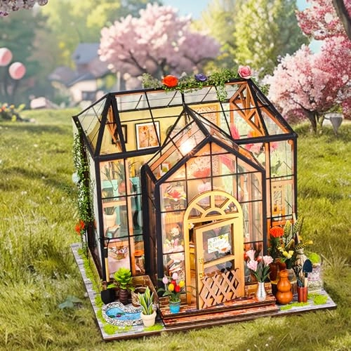 Miniature House to Build - LED Light Model House Furniture