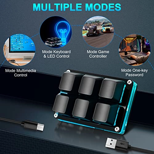 6-Key Keyboard - US Wired/Wireless