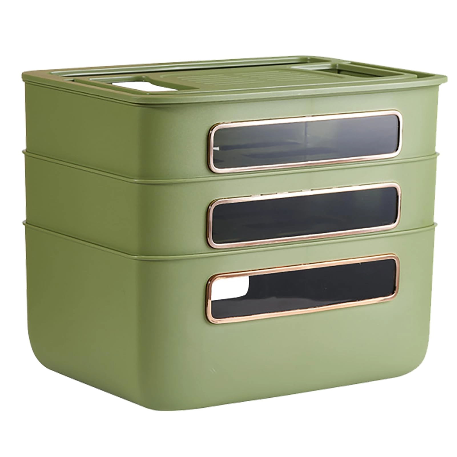 NOENNULL WiFi Router Storage Box - Dark Green plastic