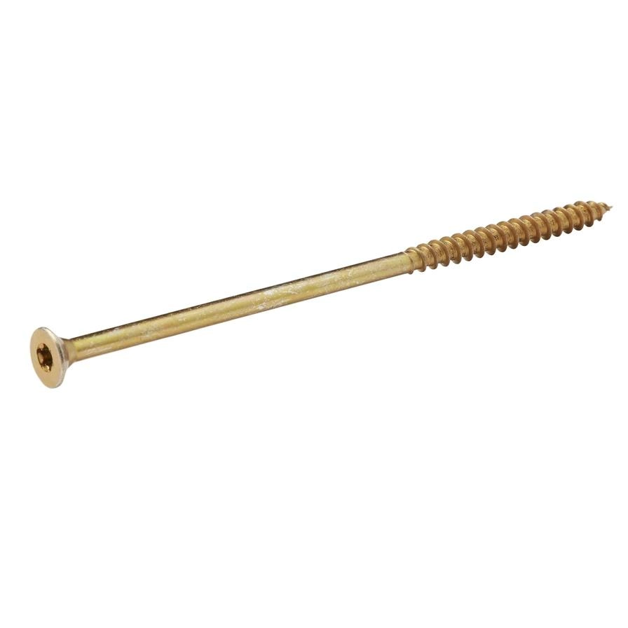Diall Zinc-Plated Steel Pan Head Wood Screw 8mm 180mm