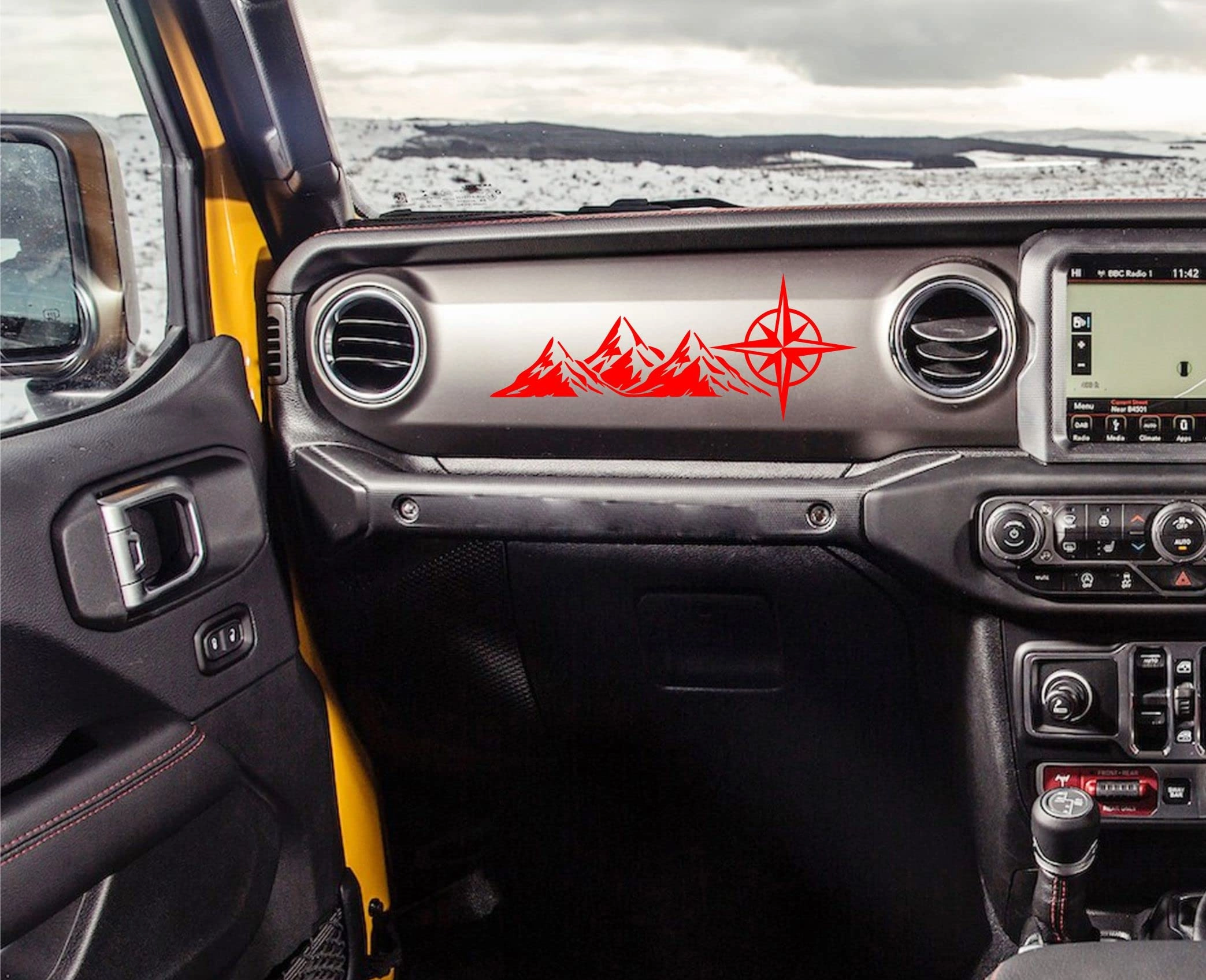 Car Dashboard Stickers