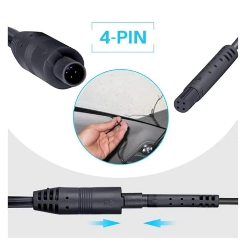 Reverse car rear view camera - Night vision Wired 720 x 540 pixels