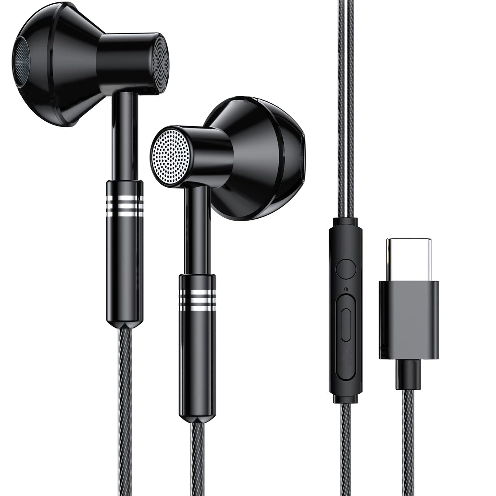 USB C Headphones Wired Earbud