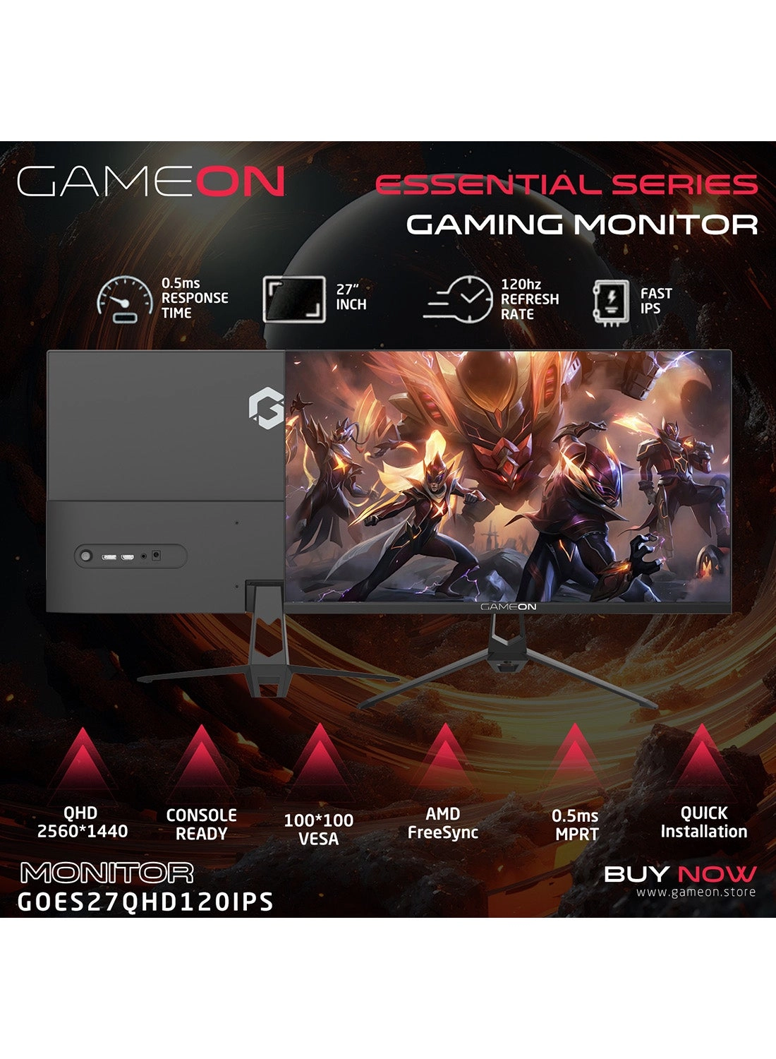 GOES27QHD120IPS - 27 in 2560x1440