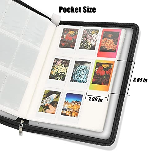 2x3" 540 Pockets Faux Leather Photo Album