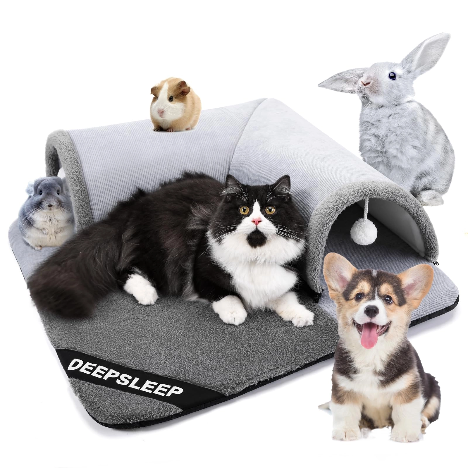 Origintek Cat Tunnel - 70 x 70 cm Plsch