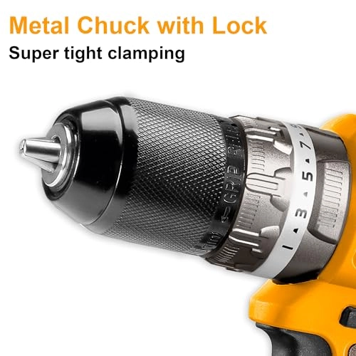 20V Cordless Impact Drill - 2x2.0Ah