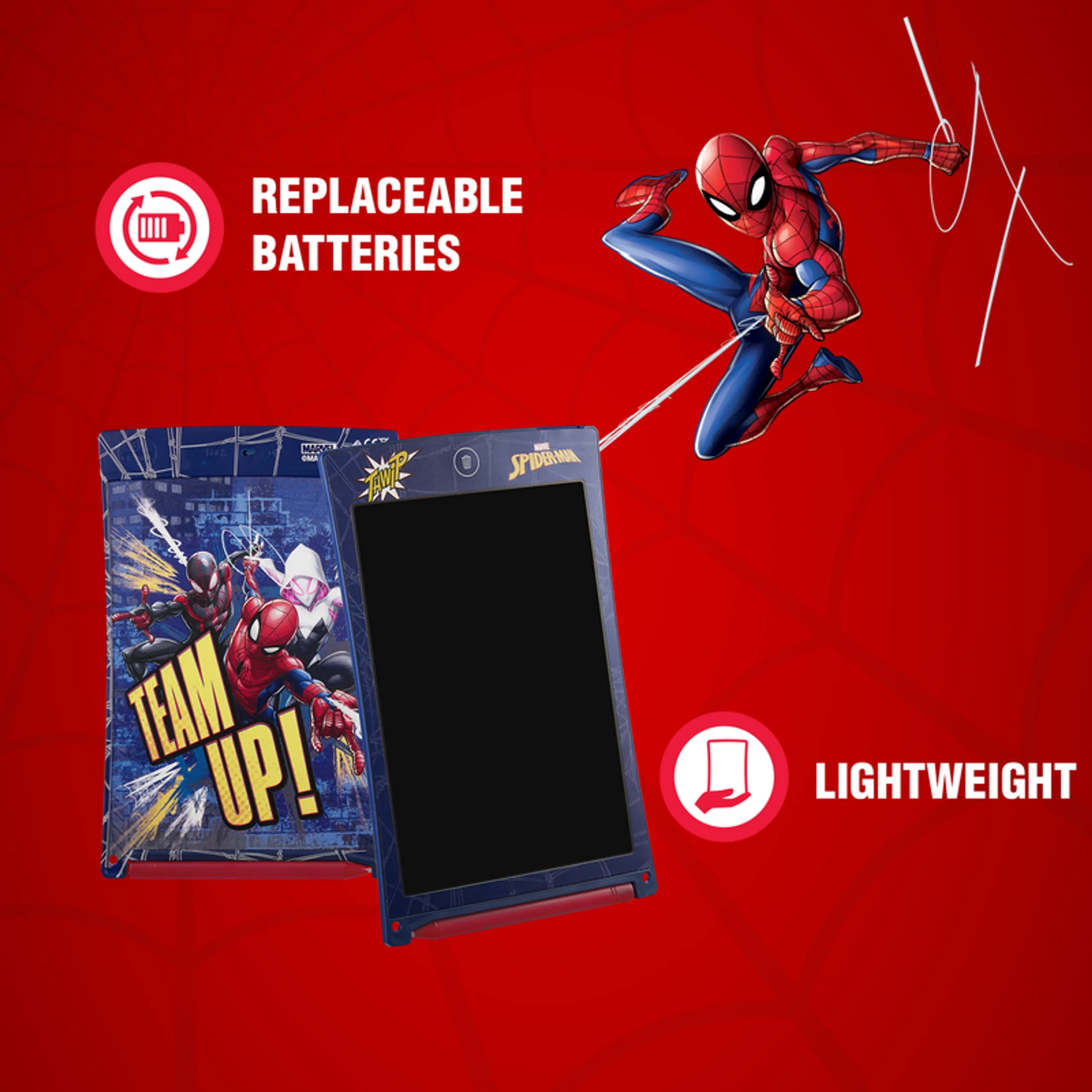 Spider-Man LCD Writing Pad - 3+ years With Stylus