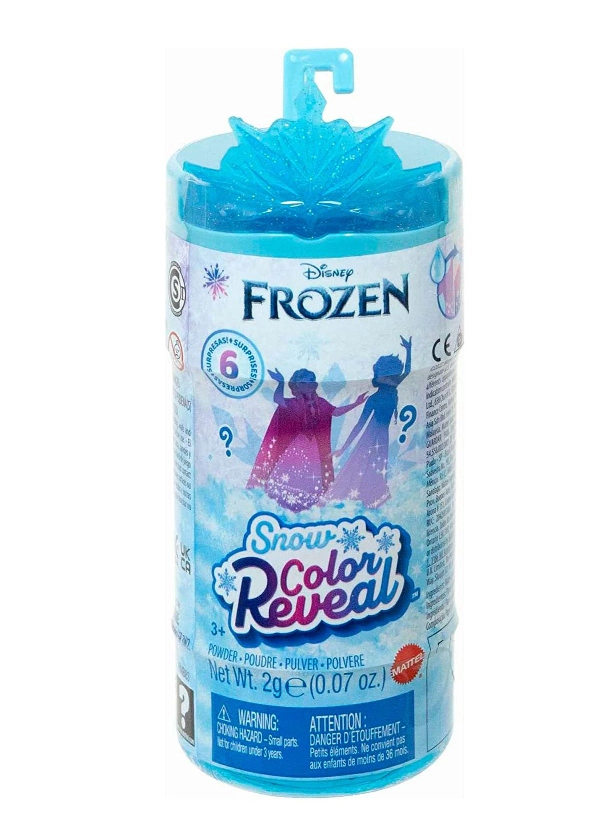 Snow Color Reveal Doll - Elsa & Anna 6 Unboxing Surprises