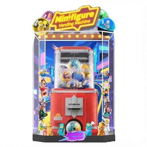 Acrylic Display Box for LEGO 21358 Gachapon Machine Kit - 3mm thickness