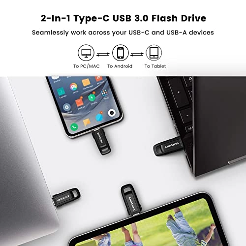 USB C Stick - USB 3.0 USB-A USB-C 64GB
