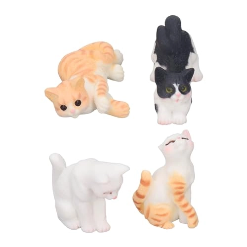Miniature Cat Figurines - Resin
