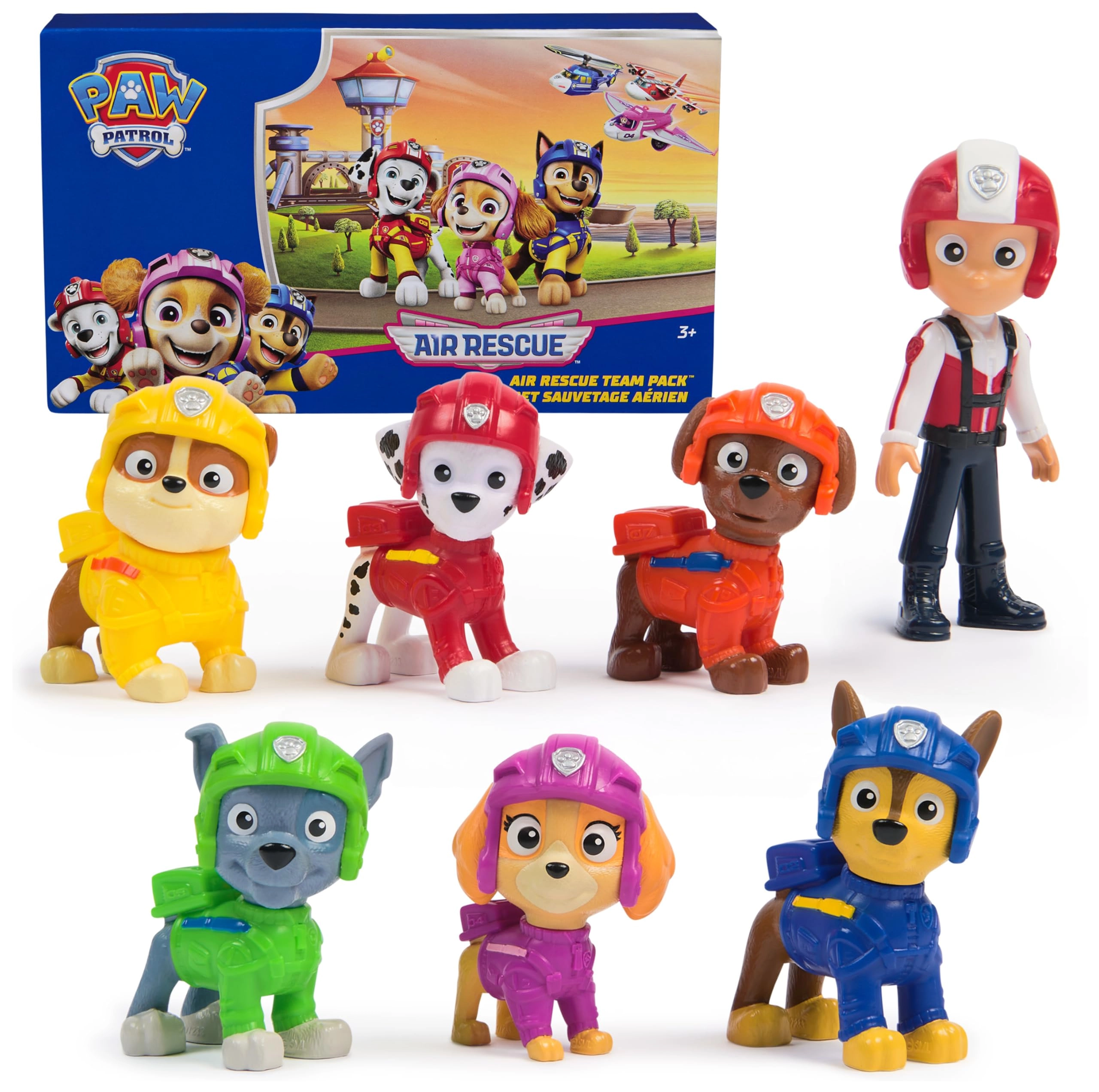 Spin Master Chase + Ryder + Marshall + Rocky + Rubble + Zuma + Skye - Air Rescue (6071584)