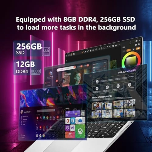 N4000 - 15.6'' 256GB SSD 12GB Celeron N4000