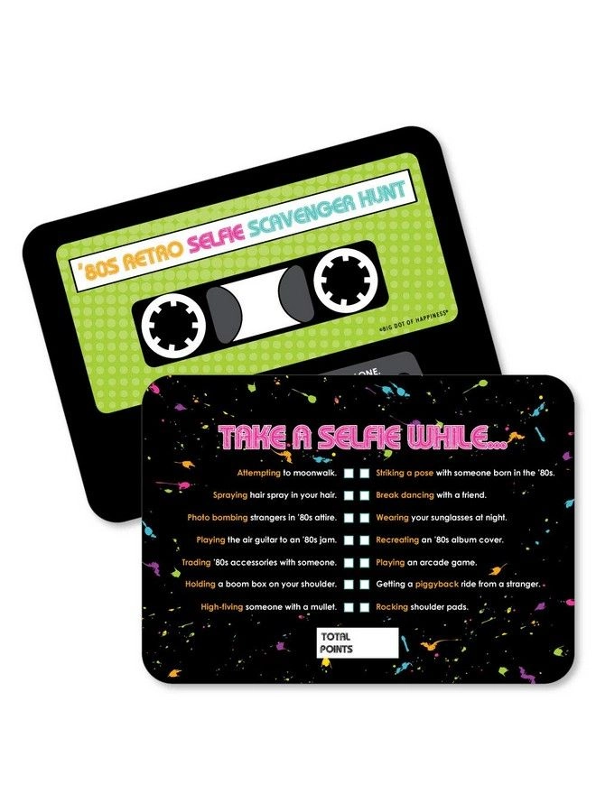 Retro Selfie Scavenger Hunt - 12 piece(s)