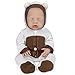 Sleeping Baby Doll - 16 inch Silicone Girl Skin Color Ages 3+