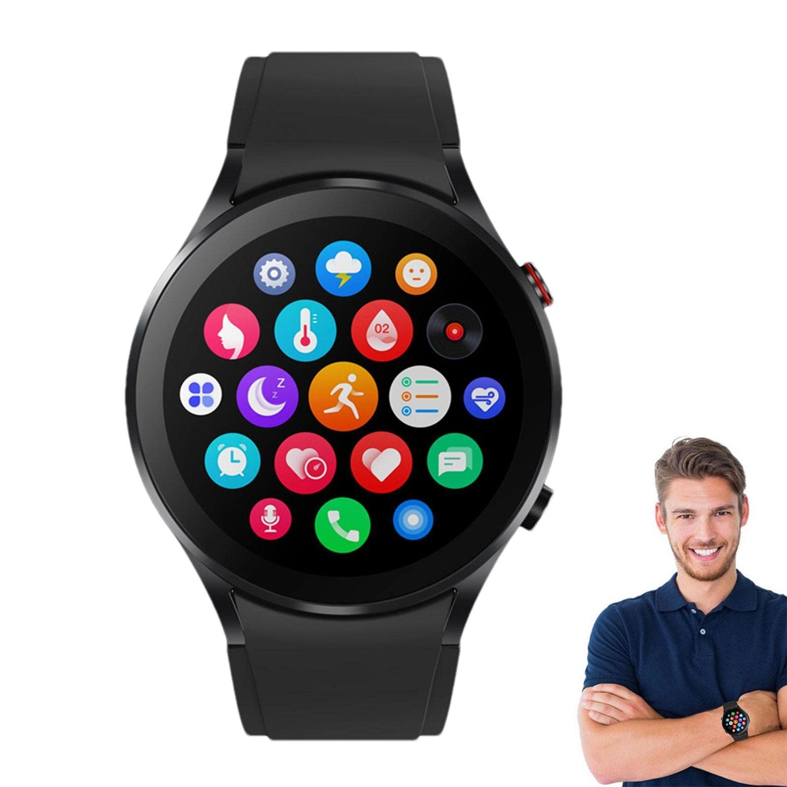 LMXXT Voice Talking Smartwatch 44.5mm Zinc alloy