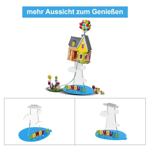 Acrylic Display Stand - Acrylic Up House for LEGO 43217