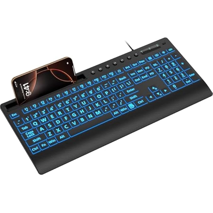 LARGE PRINT BACKLIT KEYBOARD