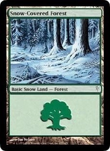 Wizards of the Coast Forest Snow-Covered Forest - 4pcs
