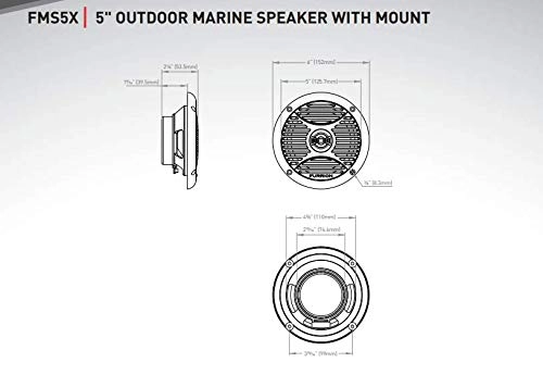 Outdoor Marine Speaker - 5" 30 Watts