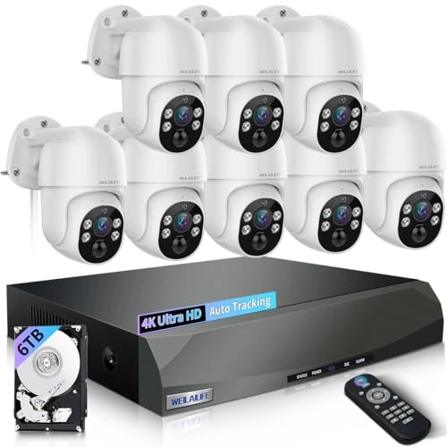 PTZ Digital Zoom - 8-Cams 8 channels 4K