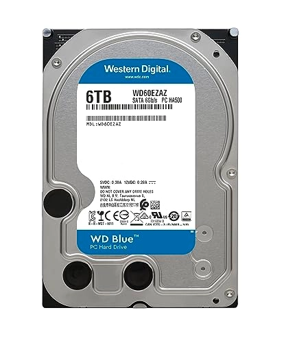 WD Blue 3.5" 5400rpm SATA (WD60EZAZ) - 6TB