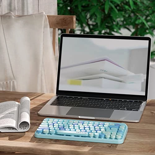 Portable Bluetooth Computer Keyboard - QWERTY Wireless