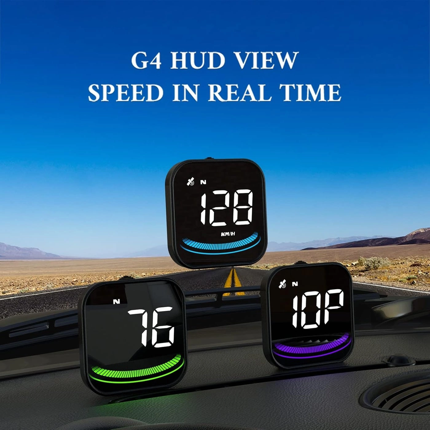 GPS Speedometer G4 - Heads Up Display 2.2-inch Beidou