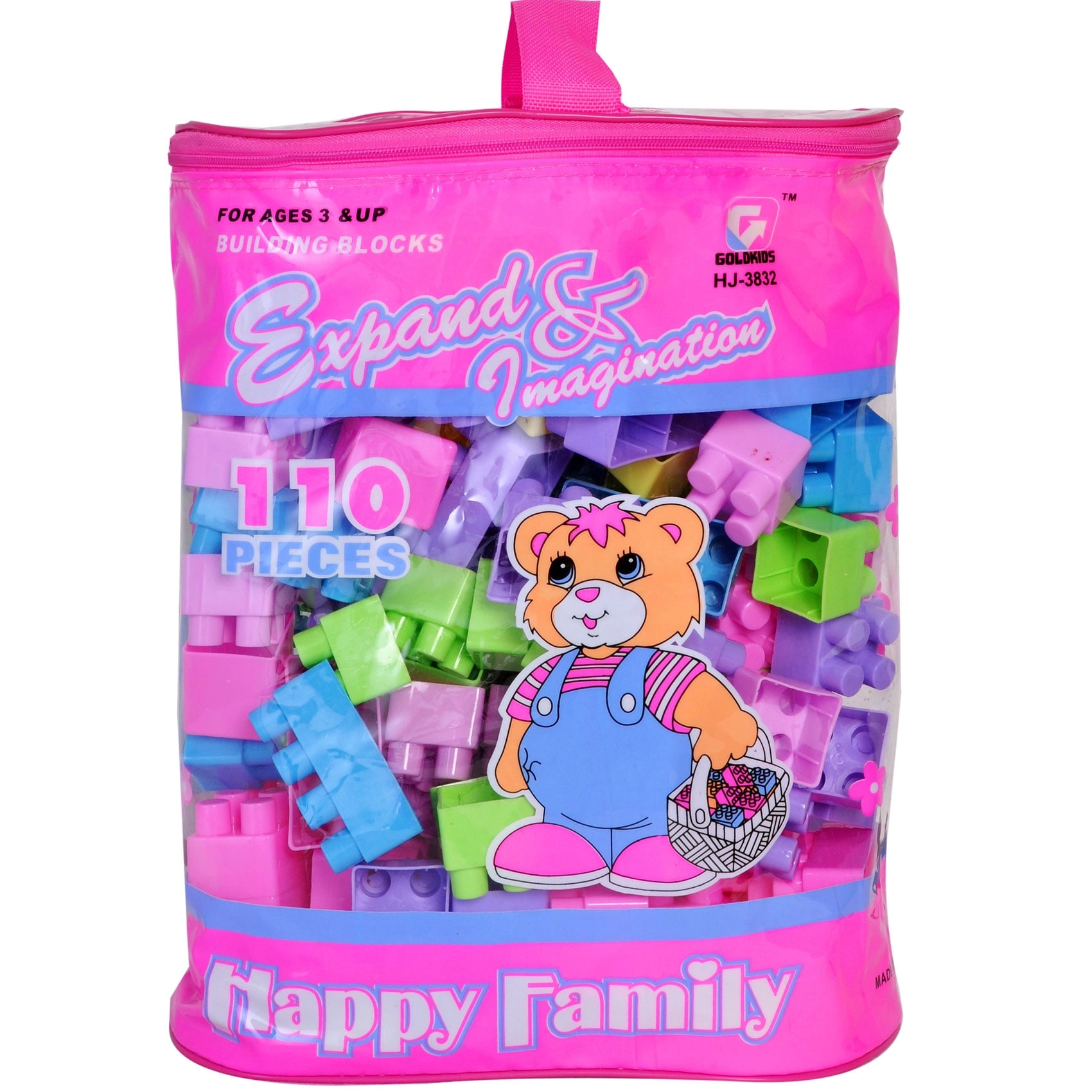 Carrefour Happy Family HJ3832 - 110pcs
