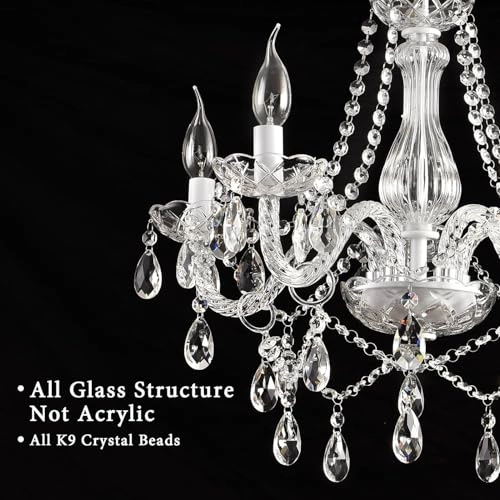 Crystal Chandelier - Dimmable