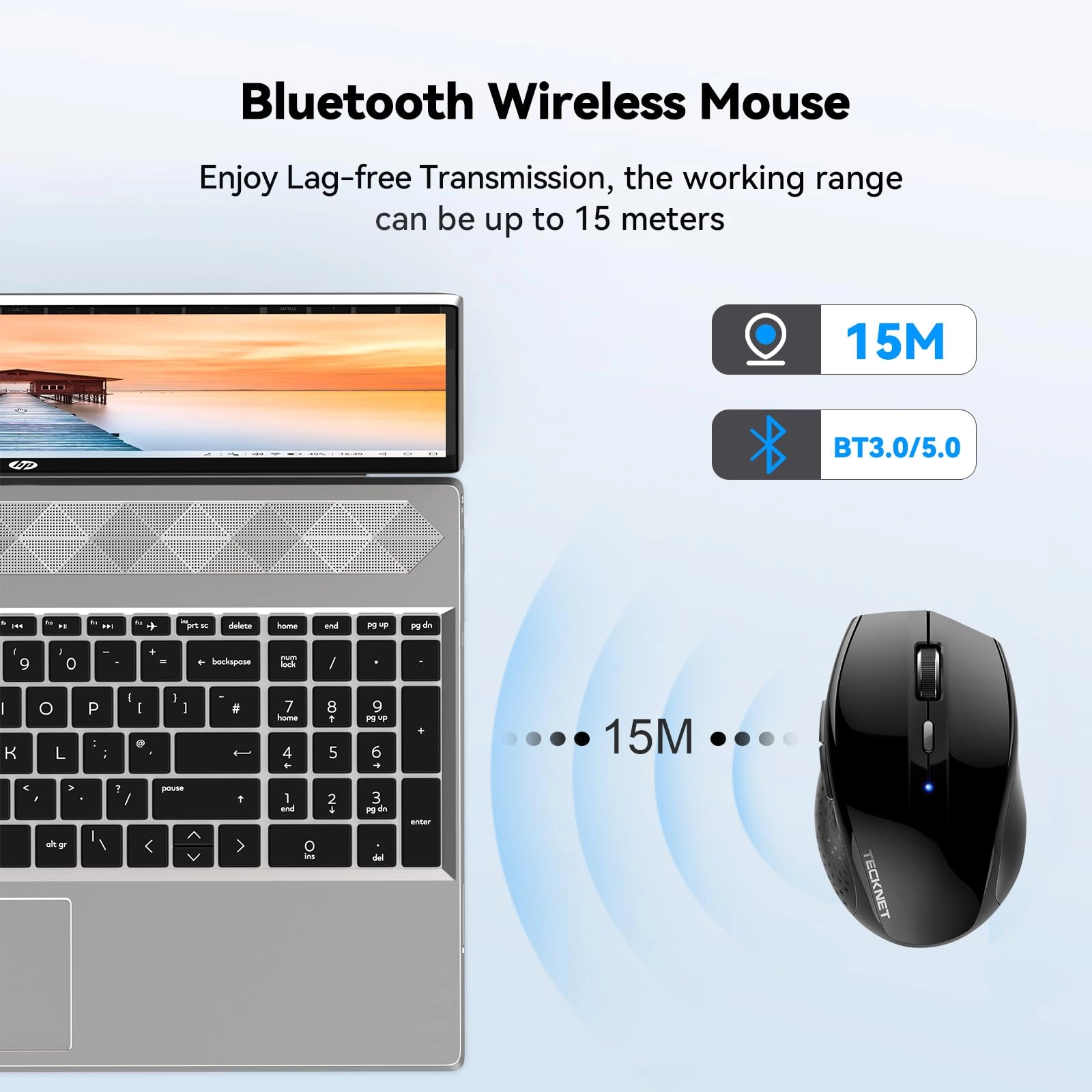 4800 DPI 6-Button Mouse - Wireless