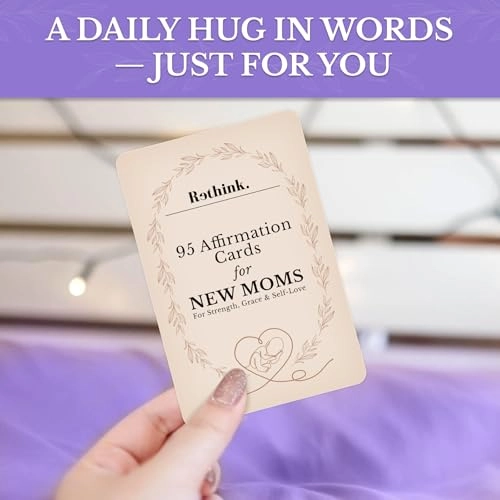 Rethink 95 Affirmation Cards - for New Moms Daily Support Deck