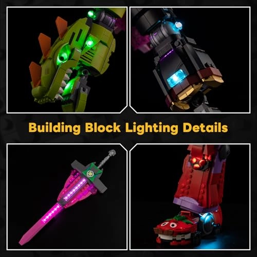 LED Lighting Set for LEGO 77078 Mecha Team Leader