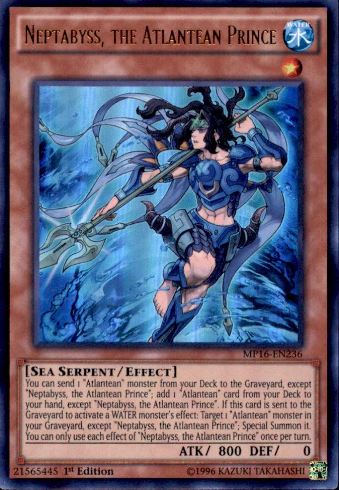 Yu-Gi-Oh! Neptabyss, The Atlantean Prince MP16-EN236