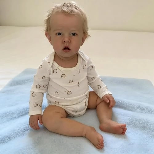 Liam Reborn Baby Doll - 20 inch Vinyl Boy Blonde Hair Ages 3+