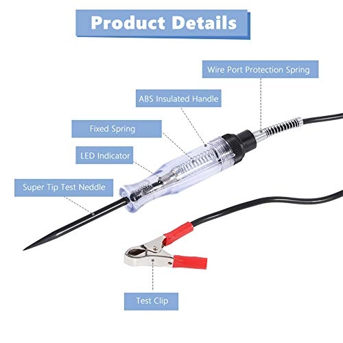 Electrical Wire Circuit Tester - 20 AMP 6V-24V