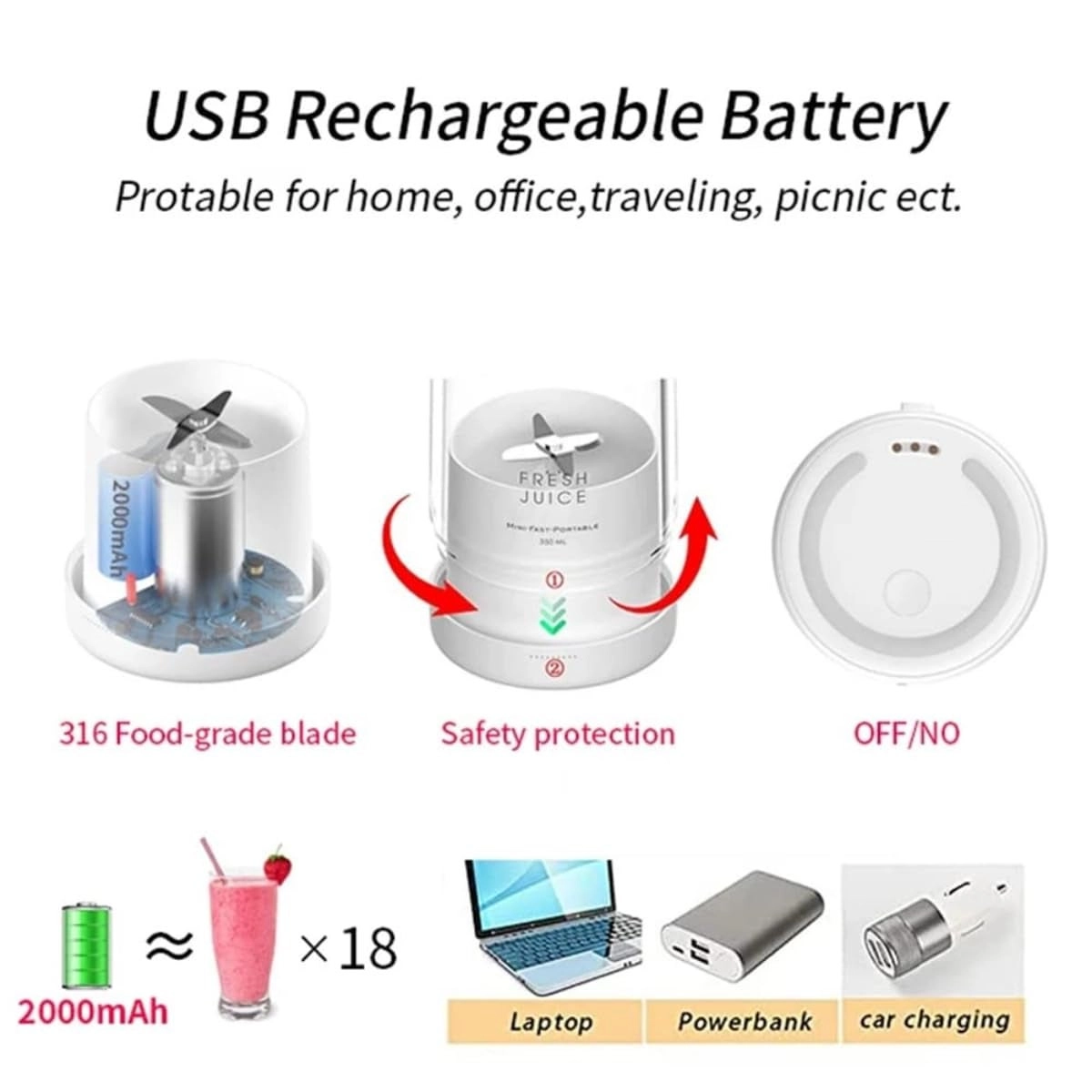 Portable Fresh Juice