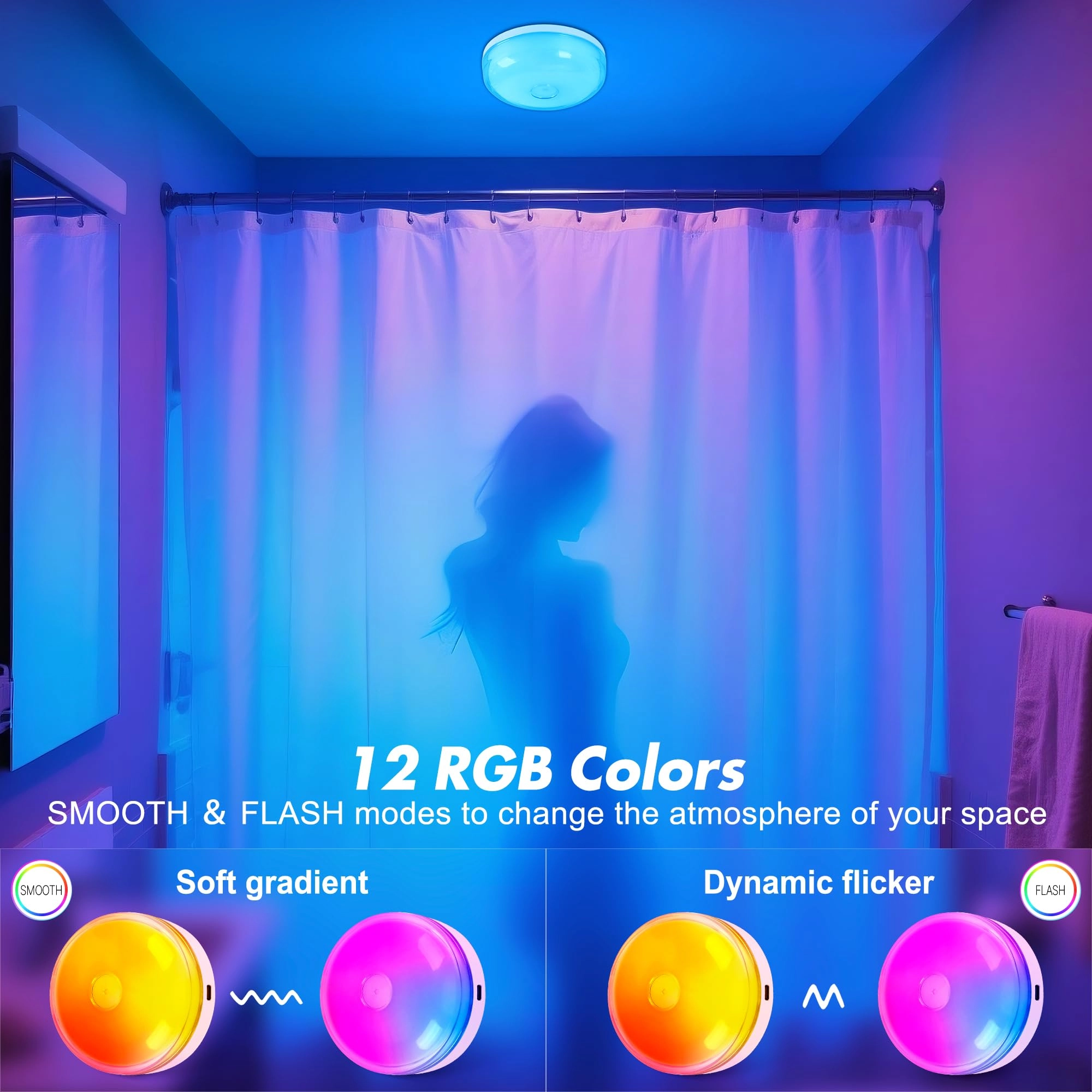 Shower Light - Multi-color (RGB)