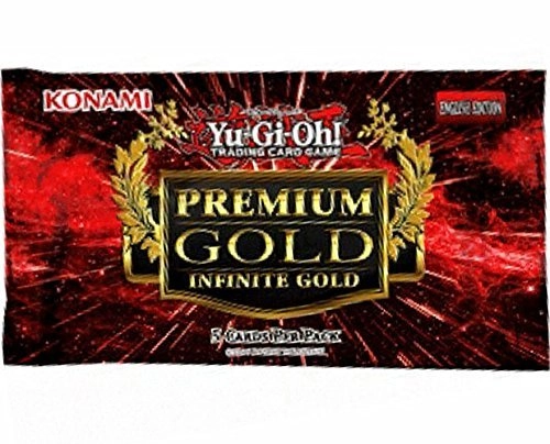 Konami YuGiOh Premium Gold: Infinite Gold Booster Pack - 5 pcs