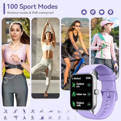 Smart Watch - Alexa Built-in Bluetooth Call 1.8"