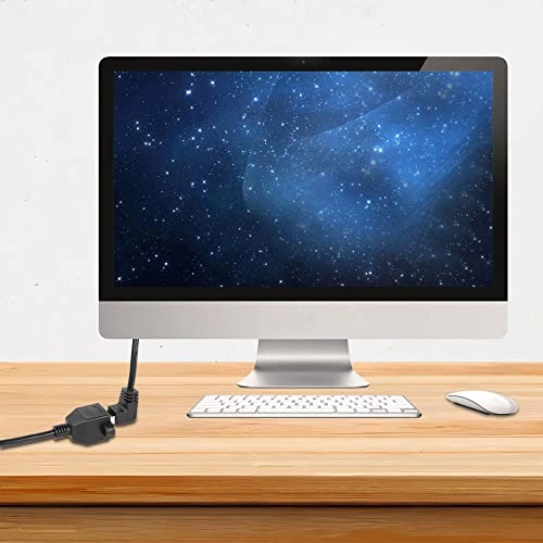 90 Degree RJ45 Ethernet Extension Cable - 50CM