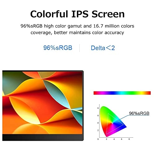 Portable IPS Screen - 3840 * 2160 13.3 inch