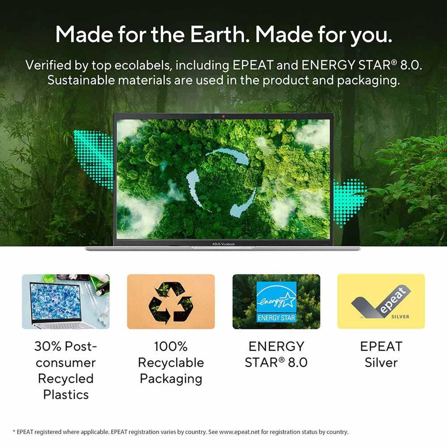 Vivobook 15 M1502YA-NJ116W - 15.6'' Ryzen 7 7730U 16GB DDR4 512GB SSD