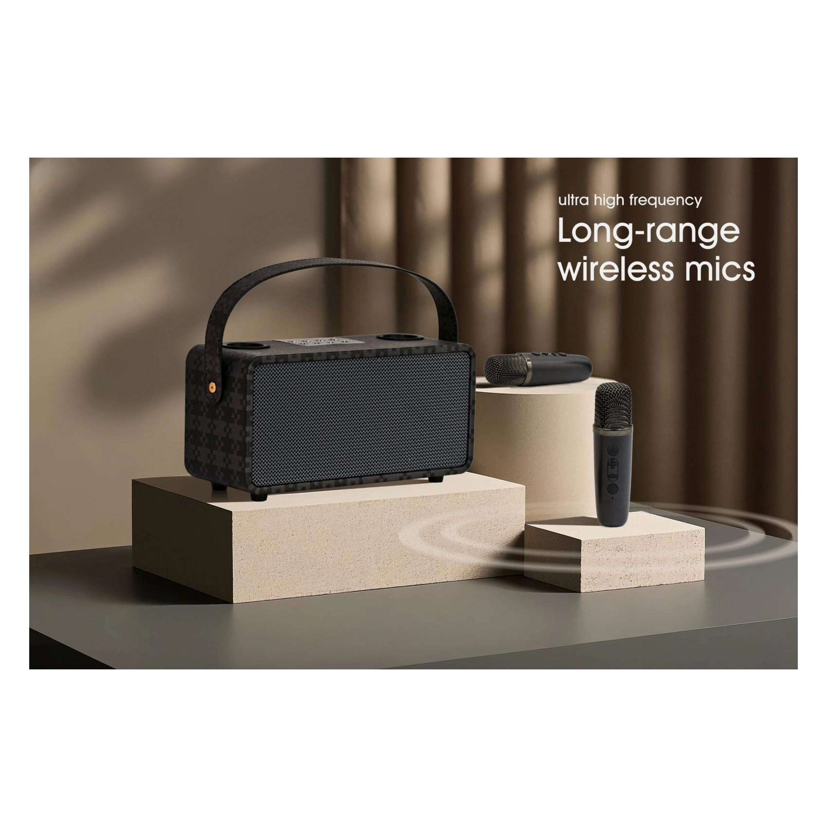 PulZ Mini Karaoke System - 2 Microphones