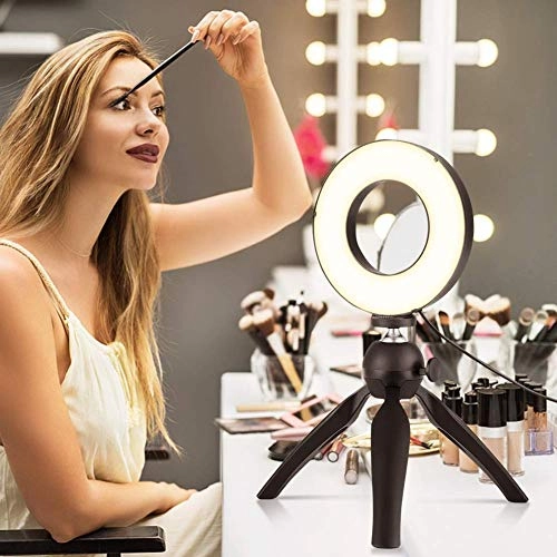 Ring Light LED - 6" Tripod 3 Light Modes