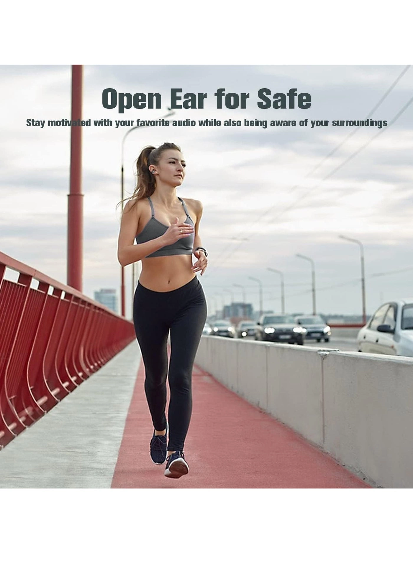 Open-Ear Bluetooth Bone Conduction Sport Headphones - Wireless Headphone